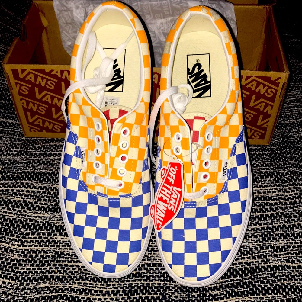 New Vans Size 9 Multicolor checker board🥰 - Picture 1 of 8